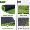 Homietina Artificial Grass Rug 0.8 Inch Pile Height 2FTX36FT Indoor