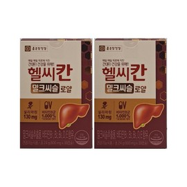 Chong Kun Dang Health Healthy Khan Royal Milk Thistle, 30 tablets, 2 boxes / 종근당건강 헬씨칸 로얄 밀크시슬, 30정, 2박스