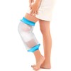 Divvsck Waterproof Knee Cast Cover for Shower, Watertight Cast Bag,