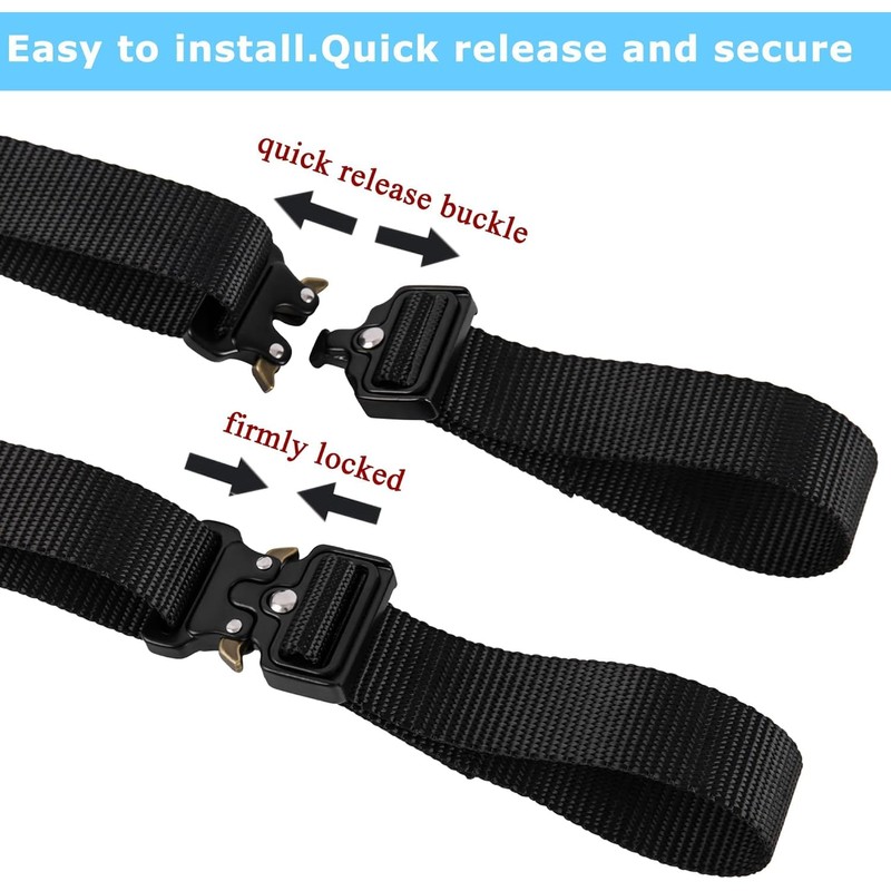 Pontoon Ladder Pull Up Strap with Quick Release Buckle,16"~55" Pull