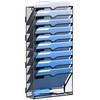 DALTACK Wall File Holder 10 Tier Hanging Wall File Organizer,