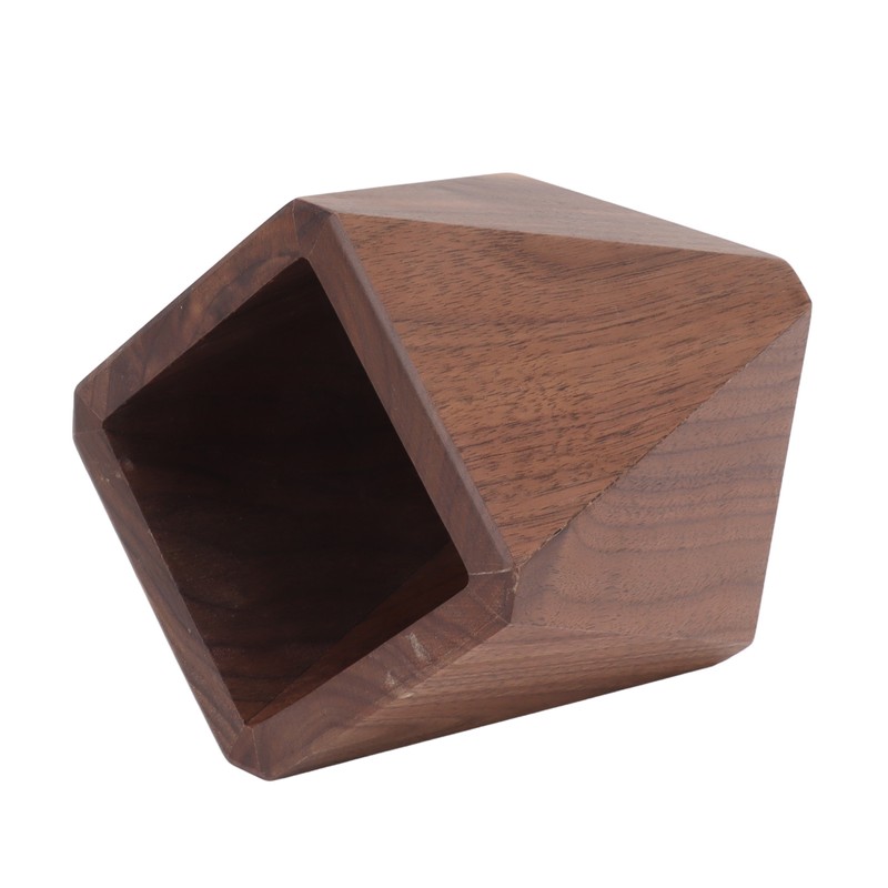 Cooking Utensil Container Smoothing Stable Large Capacity Simple Wooden Pen