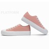 Womens Platform Canvas Shoes Low Top and High Top Canvas