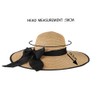 RVROVIC Women's Floppy Straw Sun Hat Foldable Summer Beach Hat
