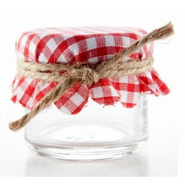 Nakpunar 30 pcs , 1.5 oz Mini Glass Jars for Jam, Honey, Wedding Favors, Shower Favors, Baby Foods, DIY Magnetic Spice Jars