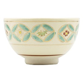 Ninsei Cloisonne Travel Rice Bowl (Rusan Work), Comes in a Gift Box, 4.1 x 2.6 inches (10.5 x 6.5 cm), 6.0 oz (170 g)