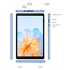 BAKEN 10 Inch Tablet, Android 12 Tablets, 4(2+2) GB RAM,