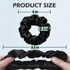 Feivea 3Pcs 22 Momme 100% Mulberry Silk Scrunchies for Women,