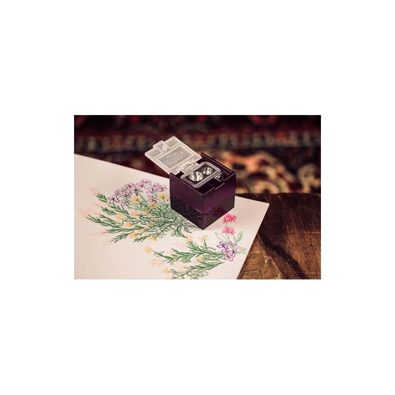 KUM AZ3810116-L - Pencil Sharpener with Container Cube M2, 2