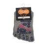 MIKASA TSUBO Recipe Urn Map Five Toe Socks, Gray