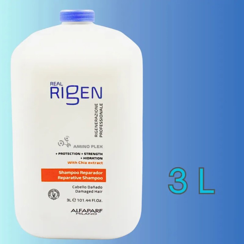 Alfaparf Milano Real Rigen Reparador Champú 3l