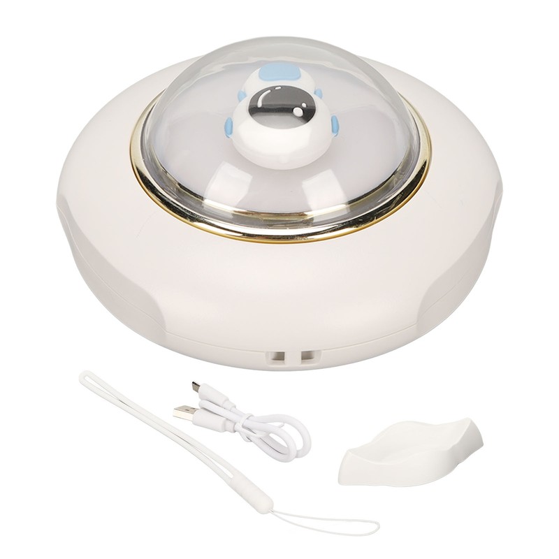 Spaceman Hand Heater Night Light USB Rechargeable Portable 2 Gears