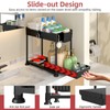 Sevenblue 4 Pack Under Sink Organizer, Bathroom Organizers and Storage,