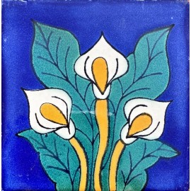 Escanver Talavera 90 Mosaicos Caja Cuadros 10x10cm Cubre 1 M2 Pared