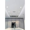 Horizon Matt White Square Trimless Plaster in GU10 LED Anti
