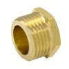Hooshing 4PCS 3/4" GHT Male Garden Hose End Cap Plug