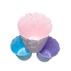 Nazr Wastebasket, Hollow Flower Shape Plastic Lidless Wastepaper Baskets Trash