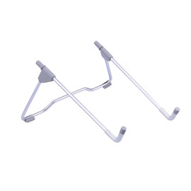 Operitacx Faltbarer Laptopständer für Schreibtisch Höhenverstellbare Halterung für Notebooks Ergonomischer Laptop Riser mit Rutschfestem Silikonkissen