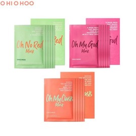 OHIOHOO Mask Pack 30ml*5ea, Type:Oh No Red