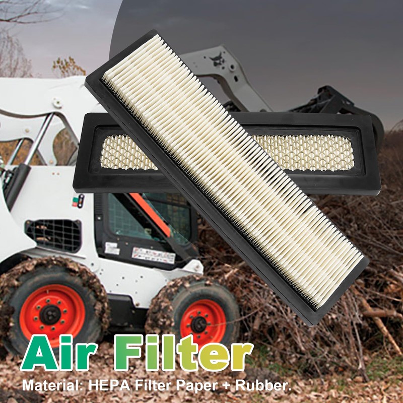 7176099 2Pcs Sliding Loader Cab Air Filter Replacement for Bobcat