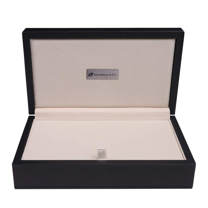 Silverman & Co. Double 6 Large White Domino Set -