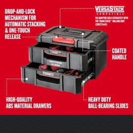 CRAFTSMAN TRADESTACK Tool Box, Tool Organizer, Drawer Unit (CMST21404)