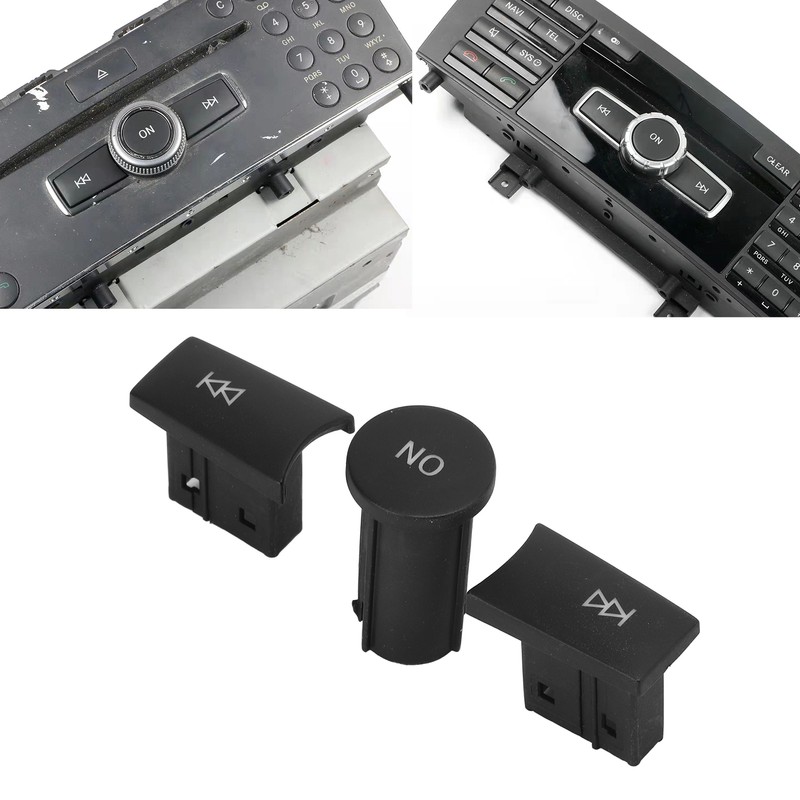 3Pcs set Radio Volume Adjust Control Button Knob Replacement for