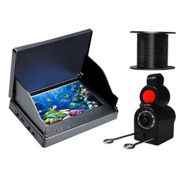 4.3 Inch Underwater Fishing Camera with Crystal-Clear Display, Night Vision, Works in Dark and Muddy Water (4.3" IPS Screen)