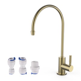 Havin Bar Sink Faucet, RO Water Filter Faucet,Drinking Water Faucet fits Most Water Filtration System, Kitchen Reverse Osmosis Faucet, Stainless Steel Filter Tap, Gold