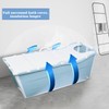 Foldable Bath Tub for Adult Wide Bathtub, SPA Freestanding Portable