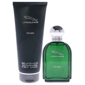 Jaguar Green for Men - 2 Pc Gift Set 3.4oz EDT Spray, 6.76oz Bath and Shower Gel