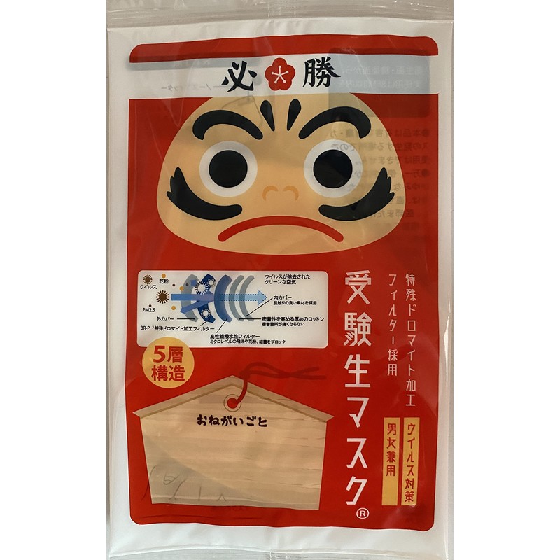 Includes 20 test masks, made in Japan, individually packaged, 5