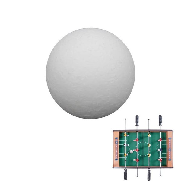 able Soccer Ball Environmentally Friendly Resin Replacement Ball Frosted Table Football for Foosball Gaming Table Desktop Interactive Soccer Game Toy for Kids Adults(1.42in White You Can Draw on It)