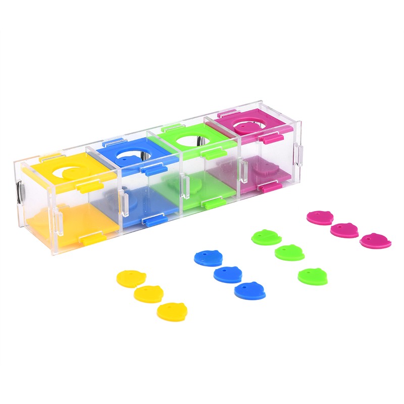 Colorful Parrot Toys Interesting Birds Intelligence Training Interactive Playing Puzzle