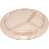 Carlisle FoodService Products Divided Plate with 3 Compartments for Home