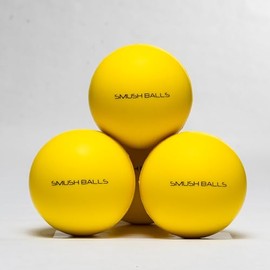 SMUSH BALLS Smushballs The Ultimate Anywhere Batting Practice Baseball (Yellow) (Yellow, 60)