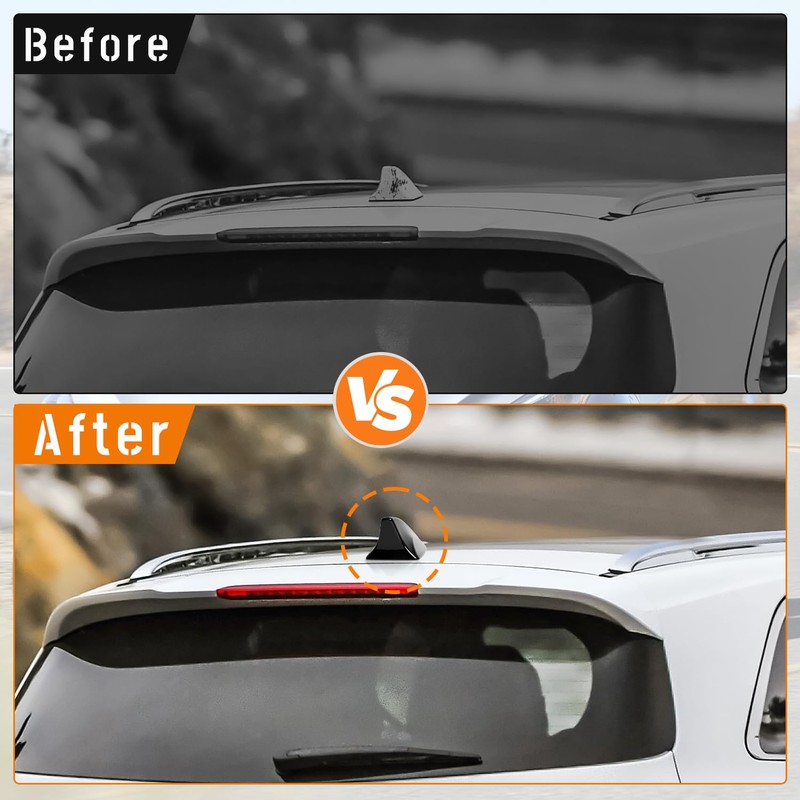 AMSPRAC Shark Fin Antenna Cover,Car Roof Antenna Shell Compatible with