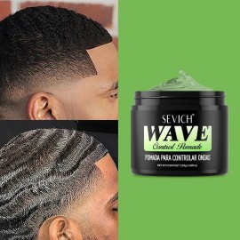 Sevich Rosemary Natrual Wave Control Pomade Shampoo Kit Men 360 Wavy Hair Oil Styling