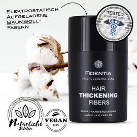 Fidentia Premium Pouring Hair, Stray Hair – Professional Line Hair Thickening in Light, Fine Hair 10g