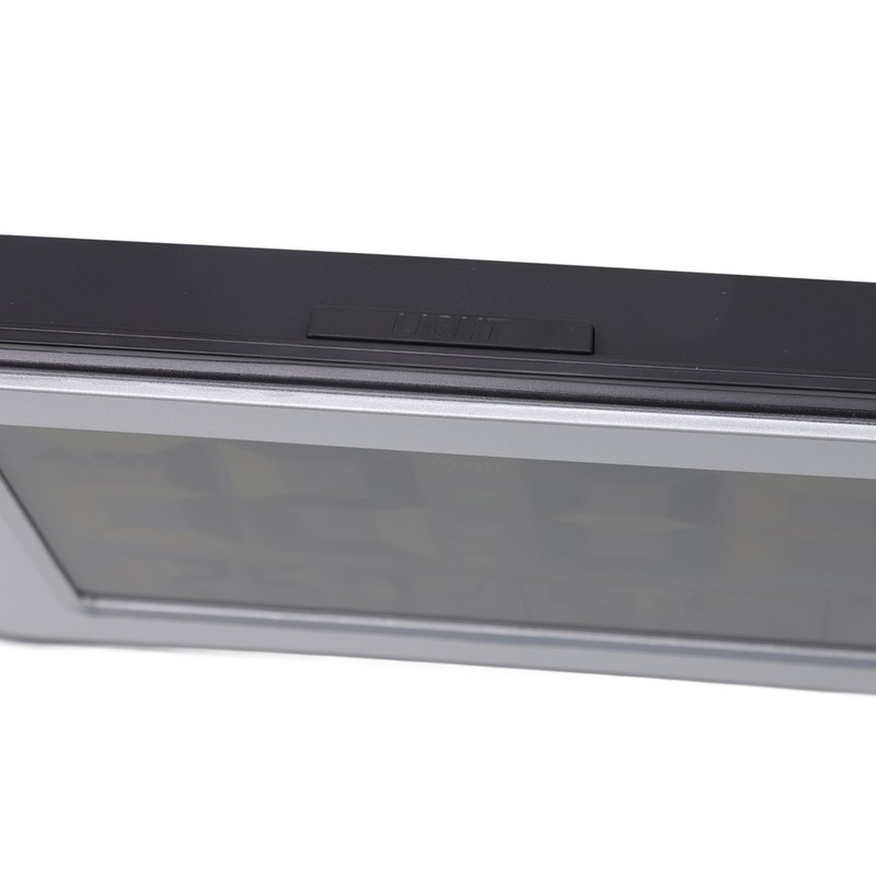 Digital Clock Large Display Blue Backlight Temperature Humidity Function Wall