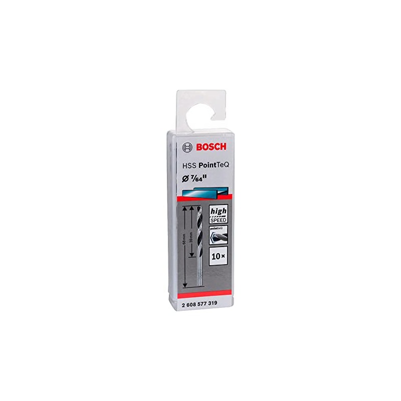 Bosch 2608577319 Broca, HSS Pointteq, 7/64", 10 piezas