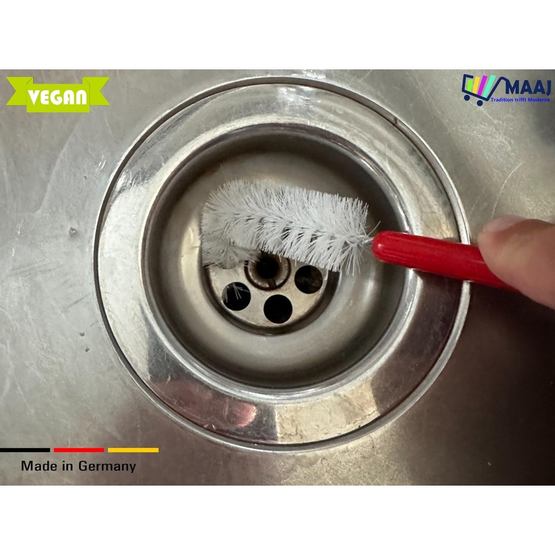 3 x Set Maaj Drain Brush Wash Basin Overflow Brush