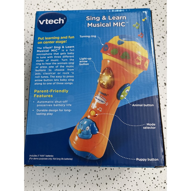 VTech Sing & Learn Musical Mic Microphone Baby Toy