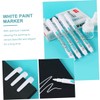 Operitacx 10pcs White Marker Pen White Paint Pen Paints Black