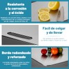 3PCS Tablas para Picar Cocina, Tabla de Cortar de Acero