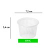 AlcoFermBrew 5 x Cheese Moulds 7.2 x 5.4 cm -