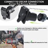 MECMO OEM Style Replacement 7-Way RV Blade Socket, USCAR to