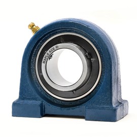 MAPLE ACE UCPA204-12 Tapped Base Pillow Block Bearing 3/4" Bore, 2-Threaded Bolt Holes, Self-Aligning