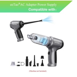 eeTao USB Type C Charging Cable Compatible with XCOOL HL-107B HL107B 4-in-1 Handheld Vacuum 12000PA Car Vacuum Cleaner Power Supply Cord