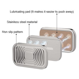 Magnetic Fidget Slider, Office Desk Adult Fidget Toys , Metal Push Card Stress Relief Toy, Magnetic Fidget Toy for Autism ADHD Special Needs